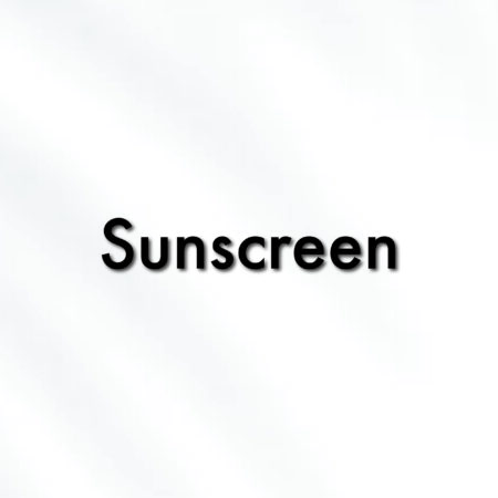 Sunscreen
